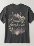 Gracefully Neurodivergent -Black Soft Boutique Tee