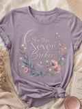 She Was Never Broke- Soft Boutique Tee
